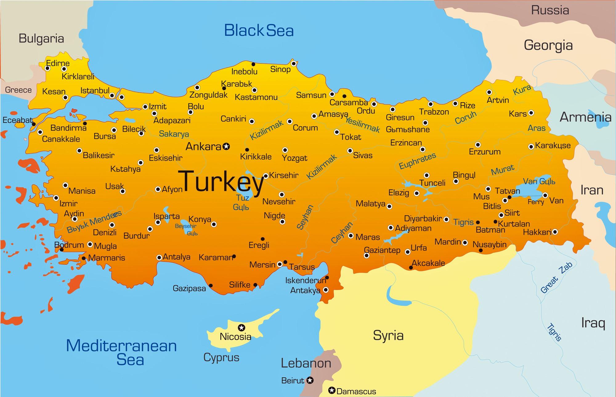 Türkiye Dağıtım Haritası